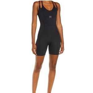 PE Nation Close Out Romper one piece black strappy Sz 2XS